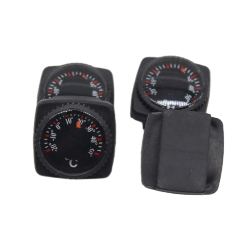 5er Set Mini Außenthermometer 20mm Wasserdicht Kunststoff Celsius