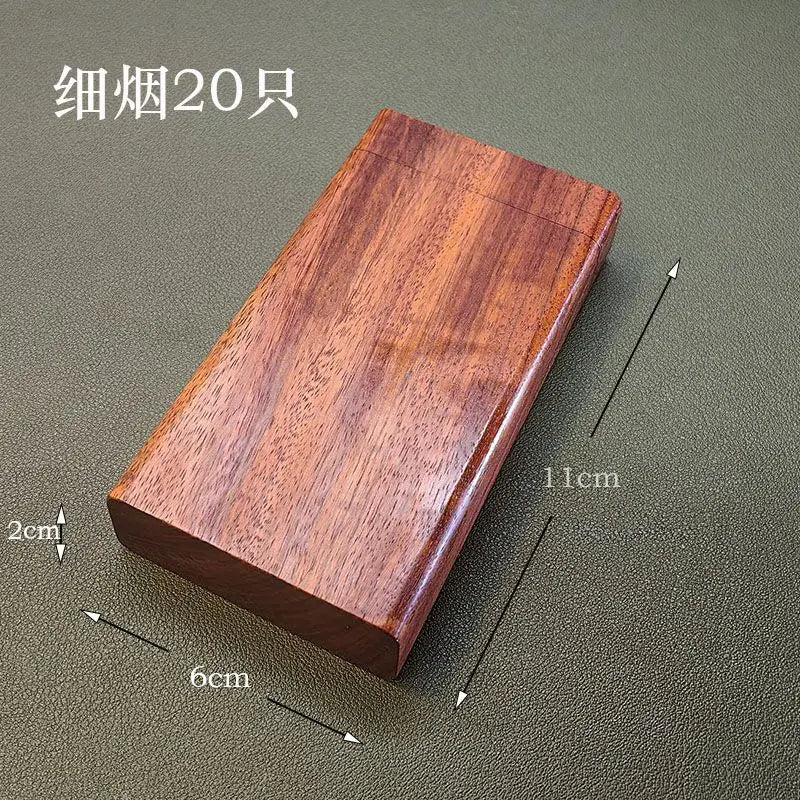 Handgefertigtes ausgehöhltes Sandelholz Zigarettenetui