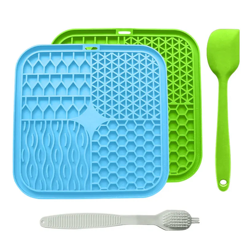 Beruhigende Leckmatte für Hunde mit Saugnapf – Langsames Füttern