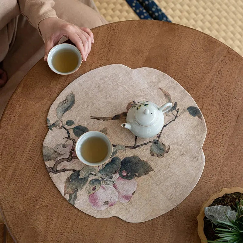 Dekorative Stoff Tischunterlage modernes Design für Tee und Heimdeko