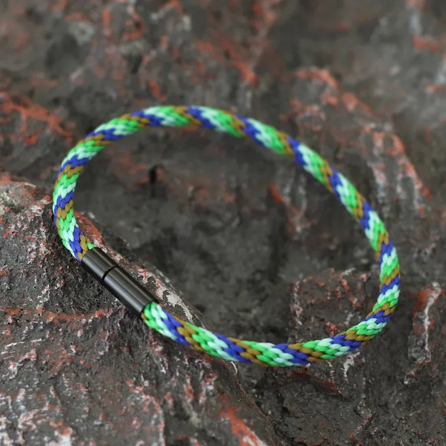 Minimalistisches geflochtenes Seil Armband Unisex in sechs Farben handgefertigt-Yabubest - Home & More