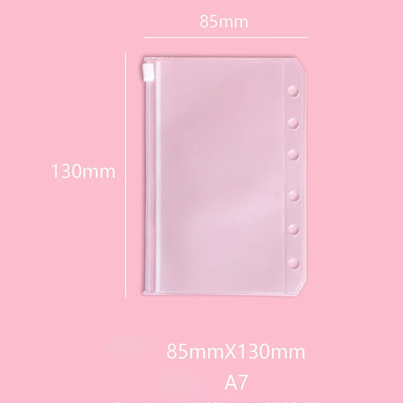 Loseblatt-Index Notizbuch Innenseiten Tasche mit Binder Ringen Organizer