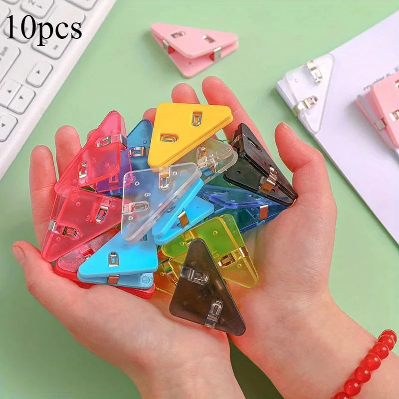 Dreieck Clips für Dokumente & Notizen – Organizer für Büro und Schule