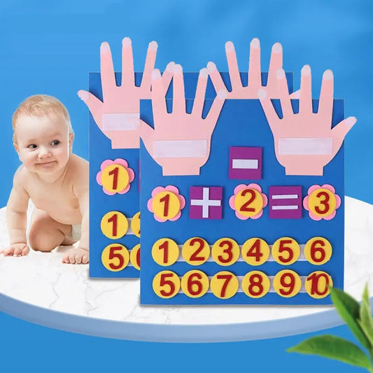 Montessori Busy Board aus Filz – Motorik - Lernen fördern, 30x32 cm spielend erleben