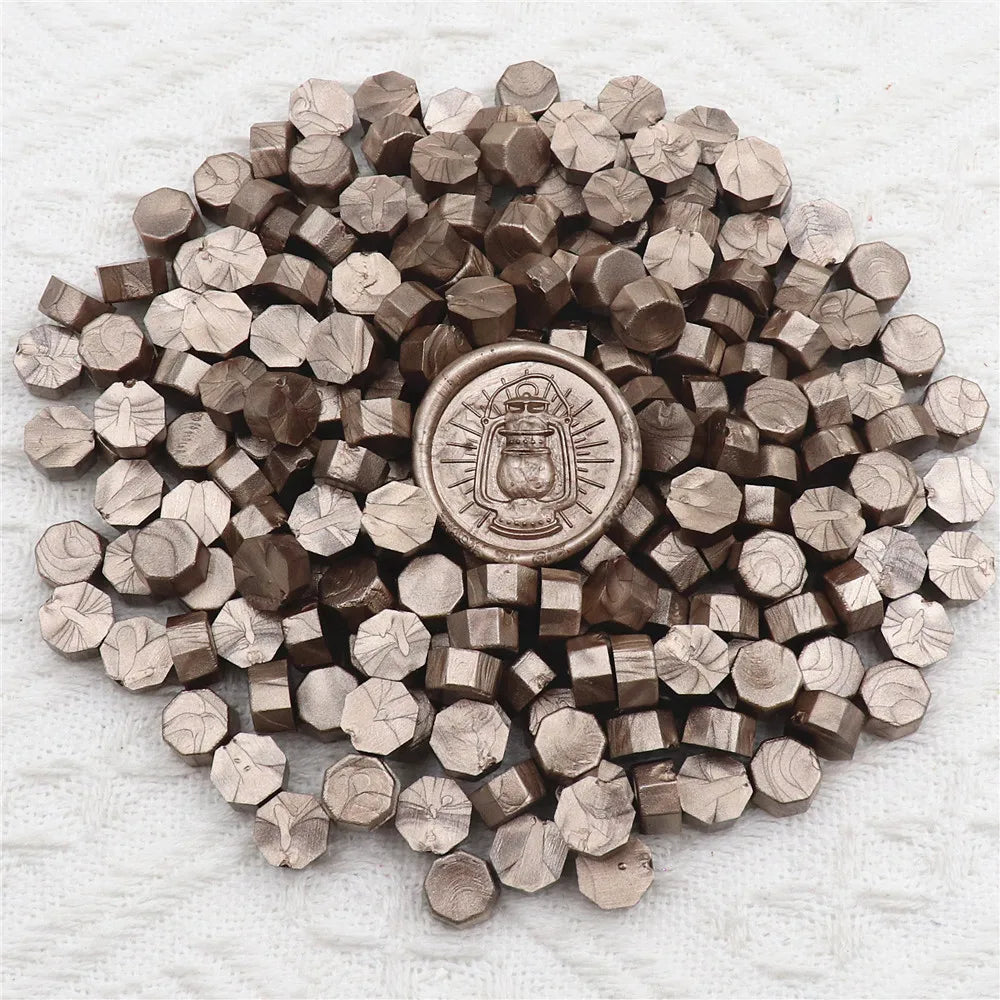 Vielseitige achteckige Siegelwachsperlen für handgemachte Dekorationen