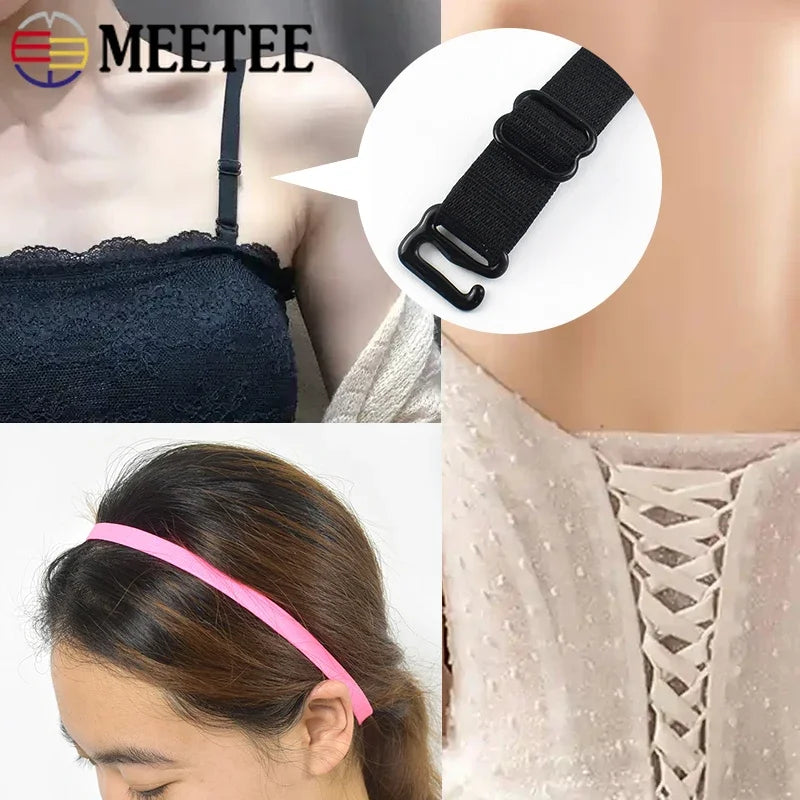 10 mm Polyester Gummiband für Nähen und DIY Kleidung