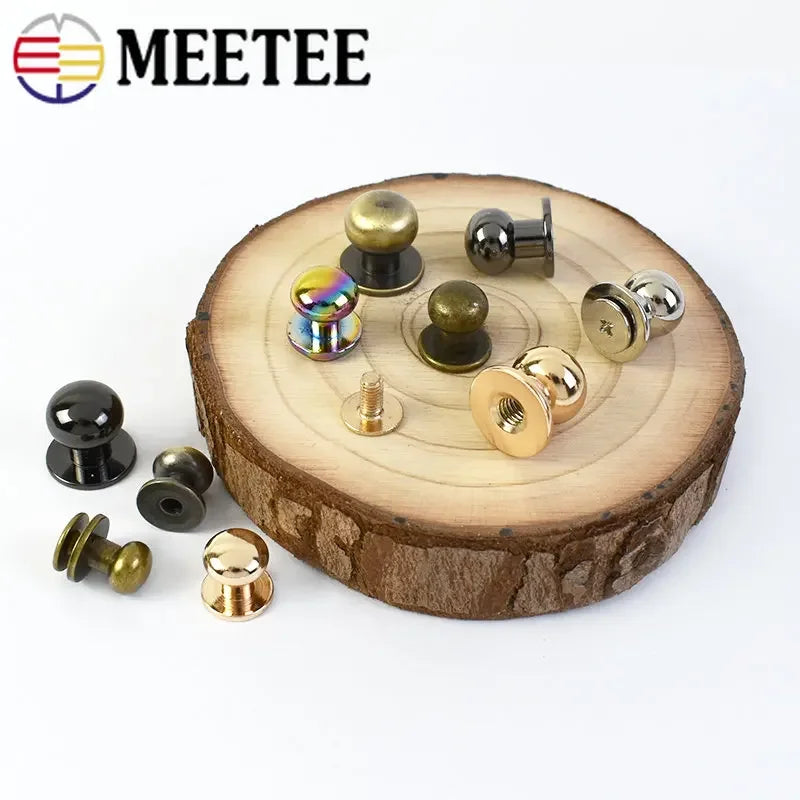 Vielseitige Metallnieten 4-12mm für Gürtel Taschen und DIY Projekte