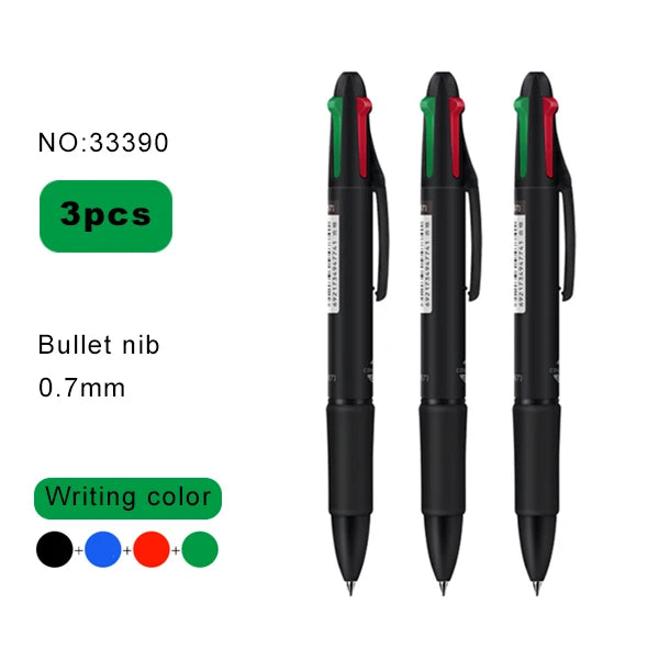 4in1 Kugelschreiber mit 0,7mm Spitze für Schule und Büro