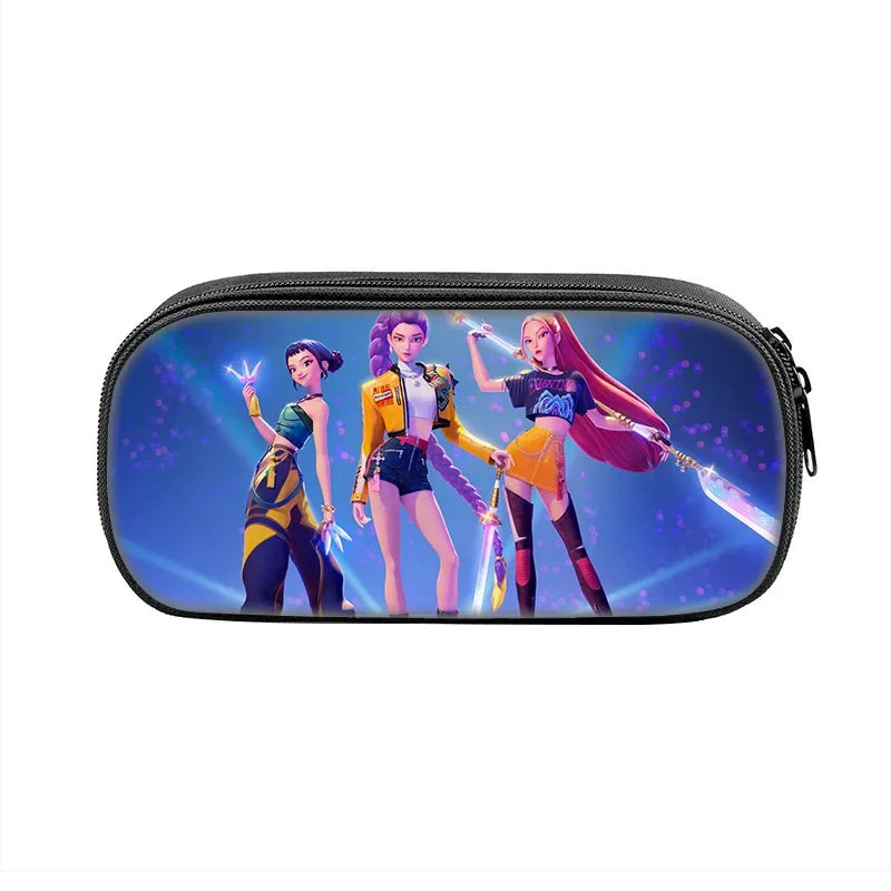 Stylisches Federmäppchen mit Anime-Motiv für kinder und Studenten