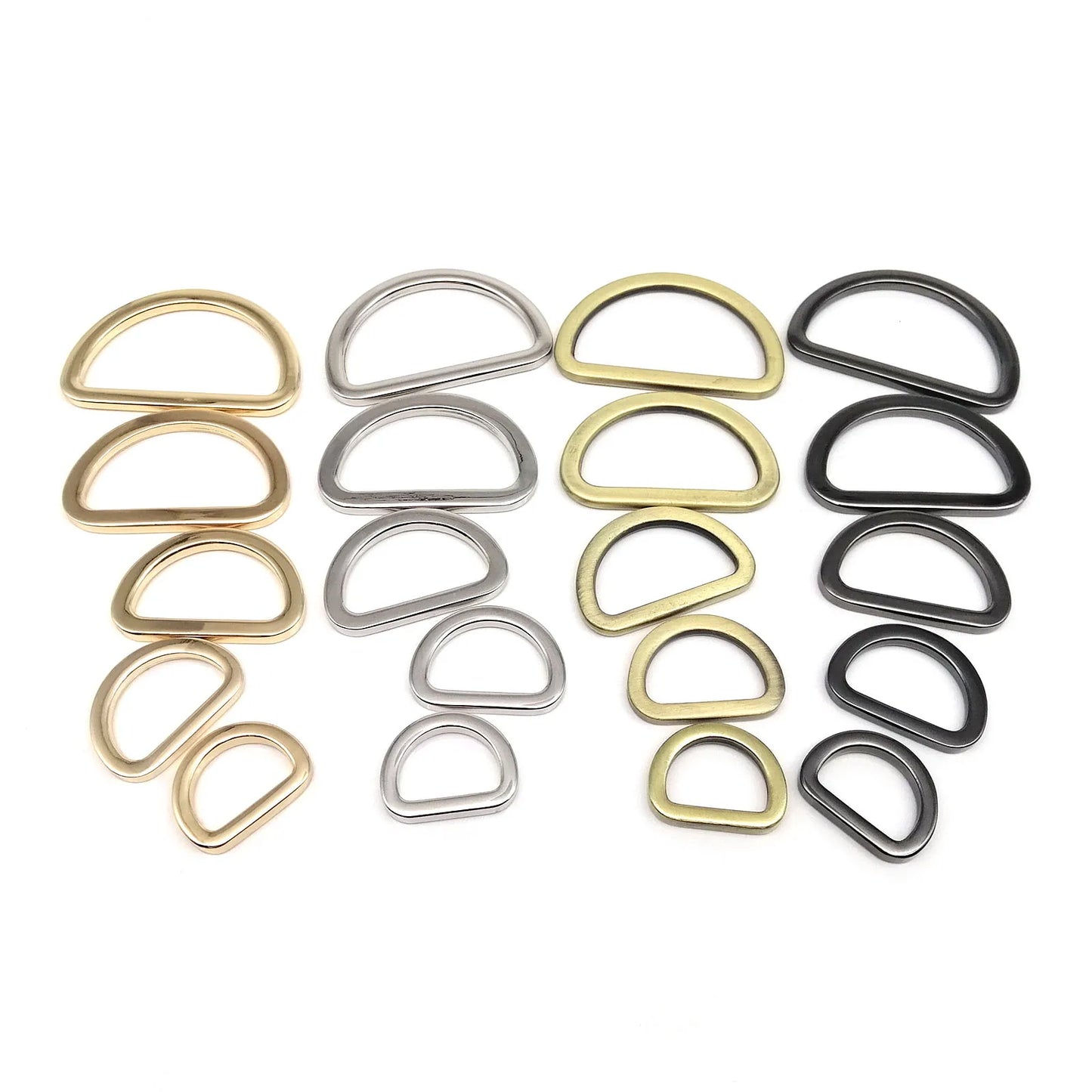 Metall Schnalle 16-38mm für Taschen Gürtel Hundehalsband O D Ring Verschluss