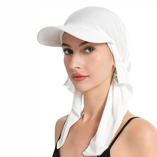 Leichter Sonnenschutz - Stil: Damen Sommer-Baseballmütze im Turban-Design