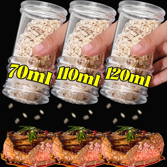 70 110 120 ml Acryl Gewürzgläser Salz Pfeffer Shaker Nachfüllbar