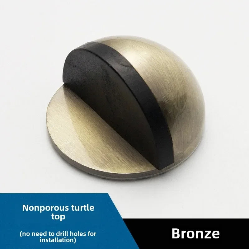 Schildkrötenform Türstopper bohrenfrei – Gummi Schutz für Bad & Glas