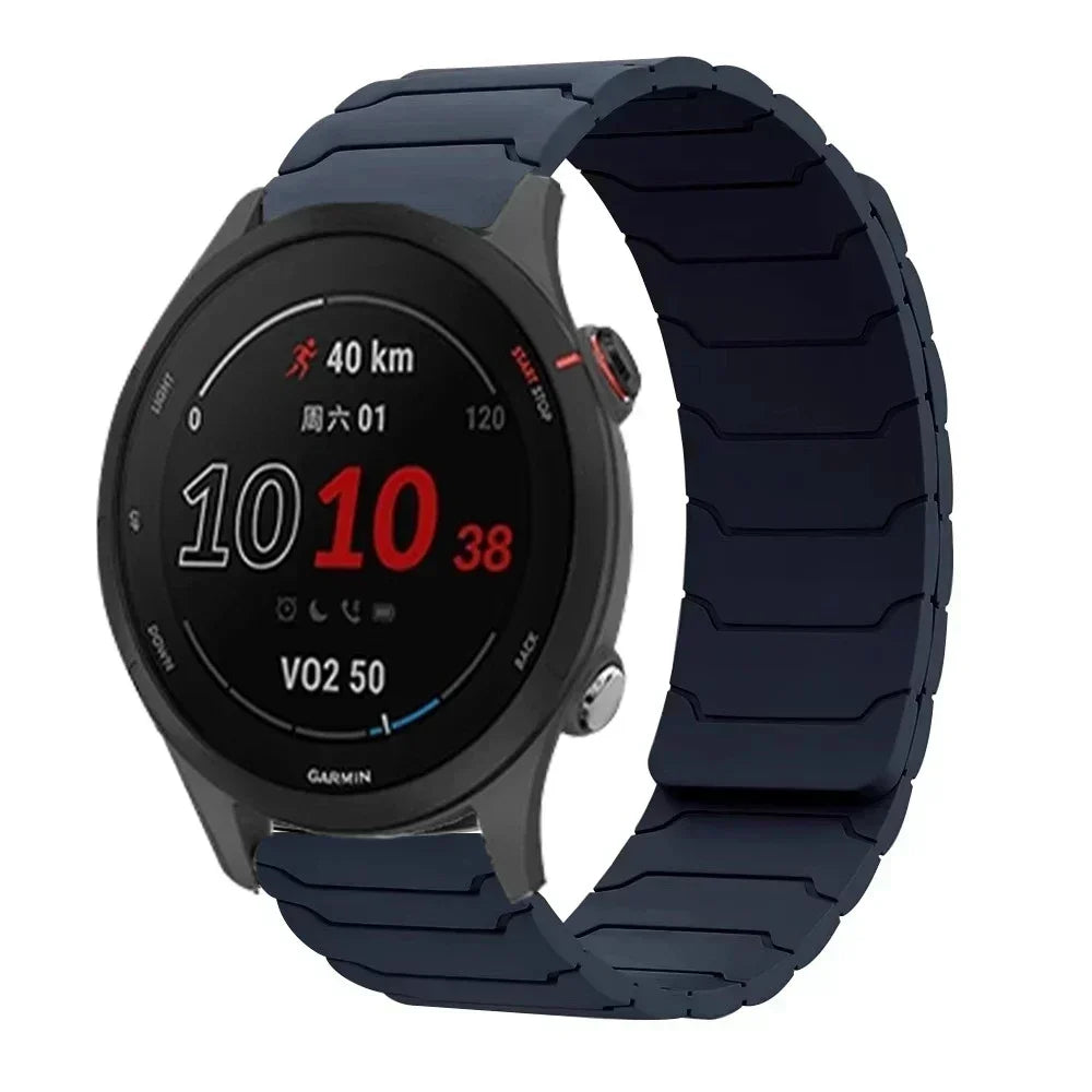 22mm Magnetisches Silikonarmband für vielseitige Smartwatches