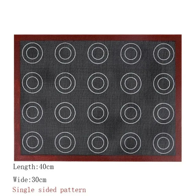 Auslaufsichere Silikon Backmatte mit Antihaftbeschichtung für Küche