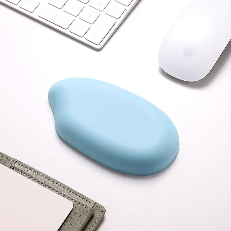 Ergonomisches Kawaii Silikon Mousepad mit Handgelenk-Ruhe für Schreibtisch