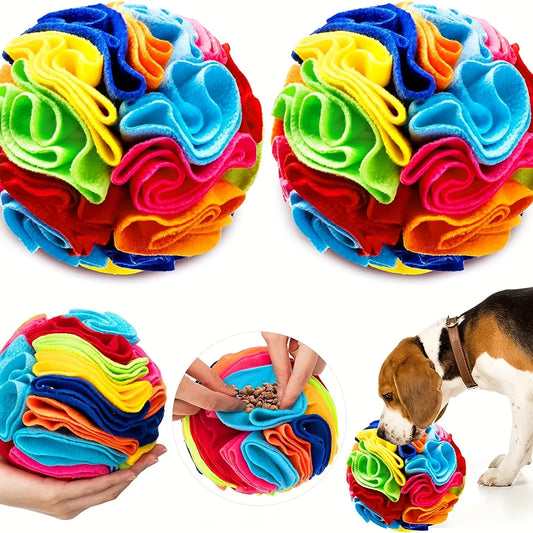 Interaktives Hundespielzeug Schnupftabakball zur natürlichen Suche