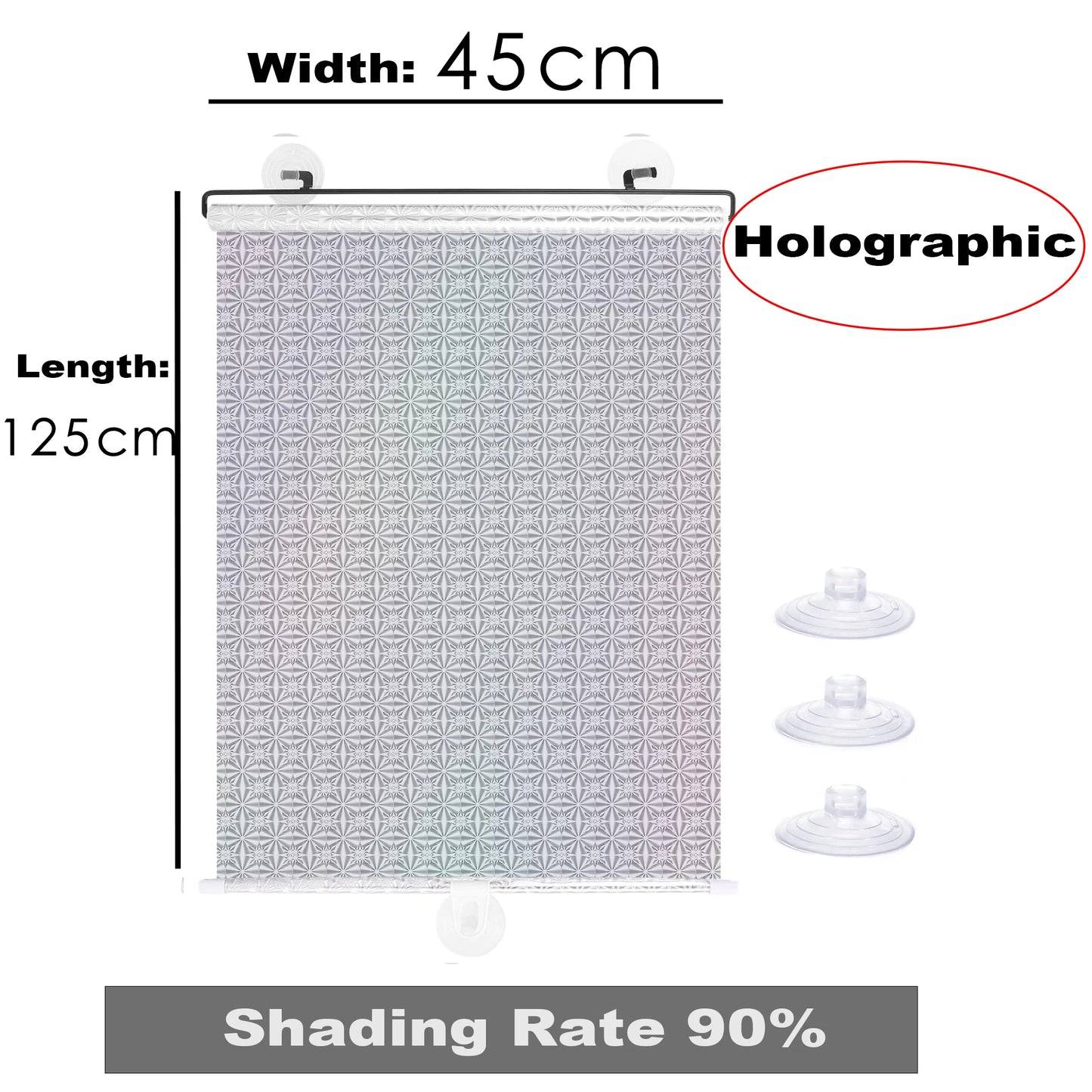 Rollos Heimjalousien Fenster Verdunkelung Sonnenschutz nagelfrei Auto Schlafzimmer