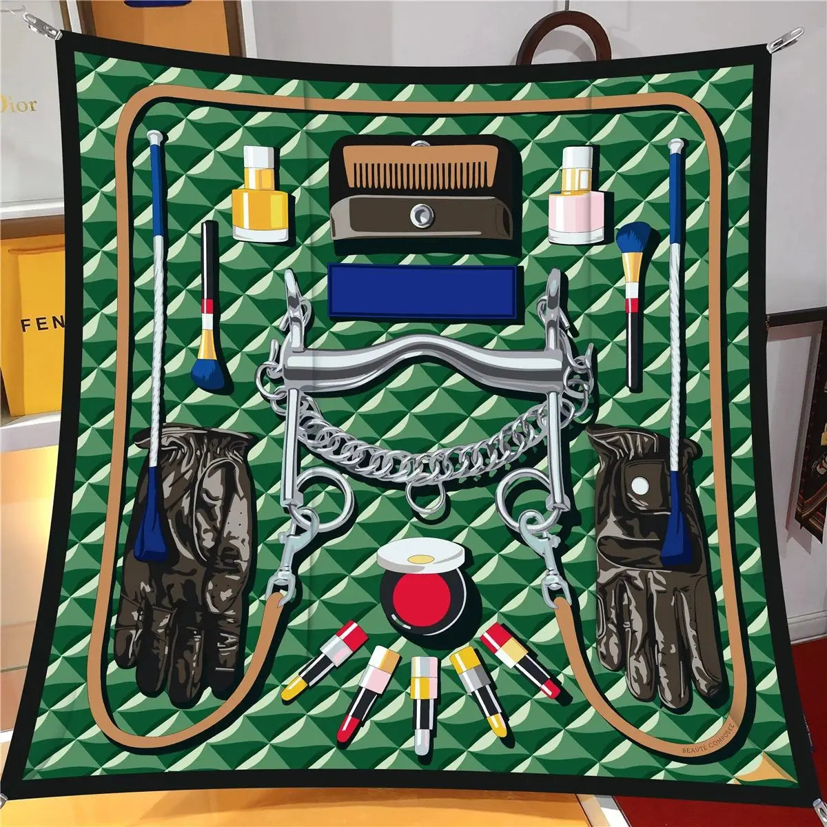 Stylisches bedrucktes Bandana Kopftuch Unisex vielseitig tragbar