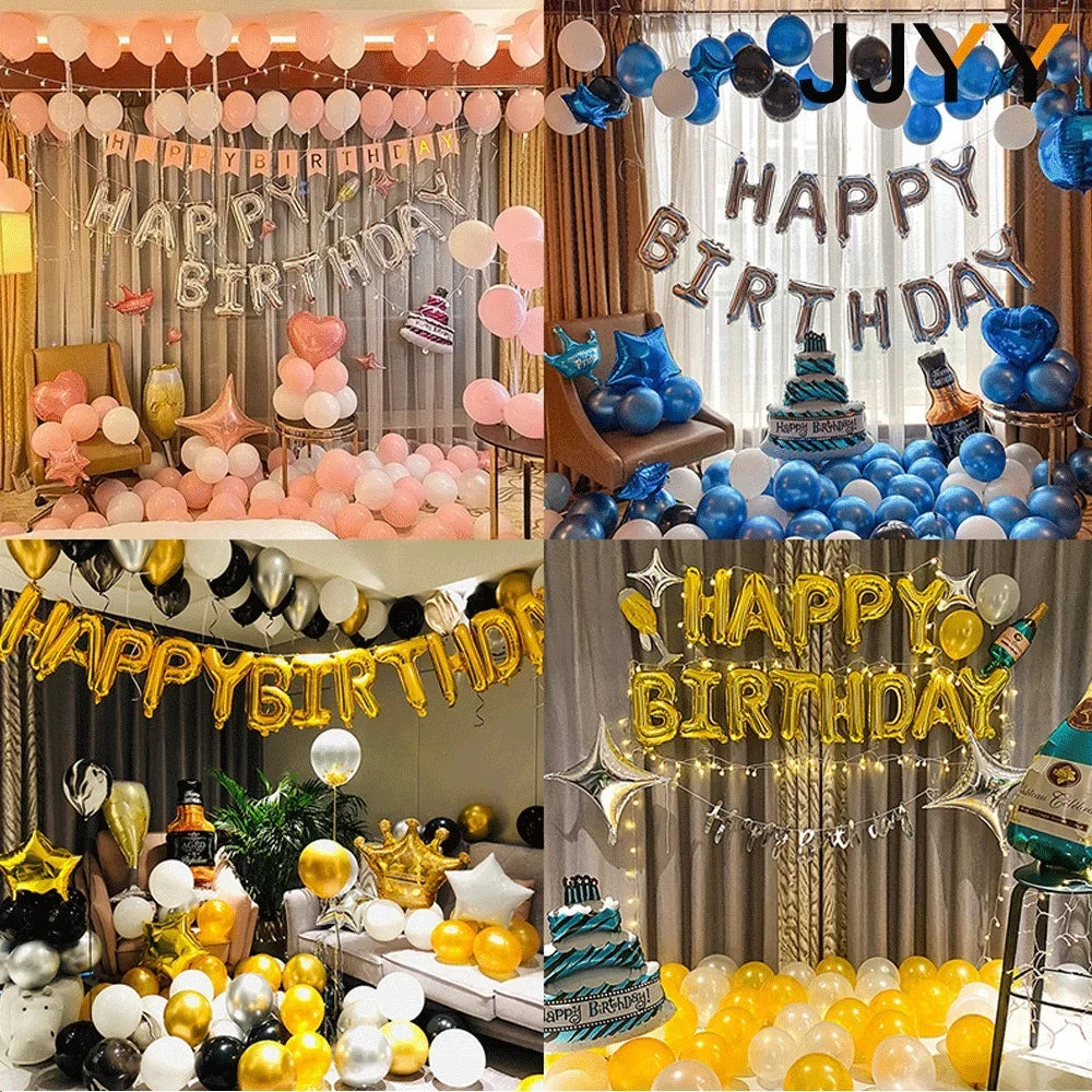 Festliches Ballon Set für Geburtstag und Party Dekoration