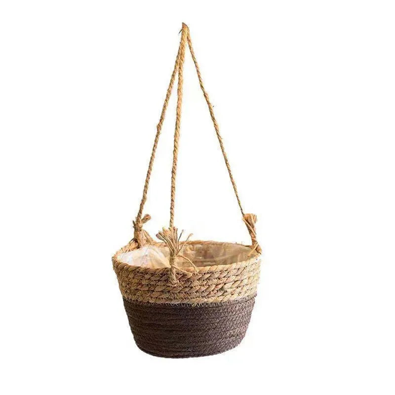 Makramee Hängekorb aus Jute – Stilvoller Pflanzhalter Indoor Outdoor