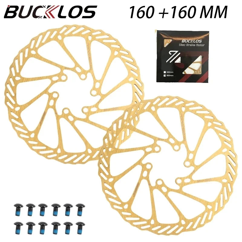 Ultraleichte Fahrrad Scheibenbremse MTB - Stahl Rotor 160 180 203mm inkl. Schrauben