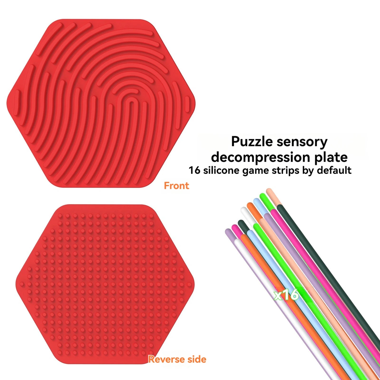 Sensorisches Silikon Aktivität Brett – Lernspiel - Zappeln Spielzeug Kinder