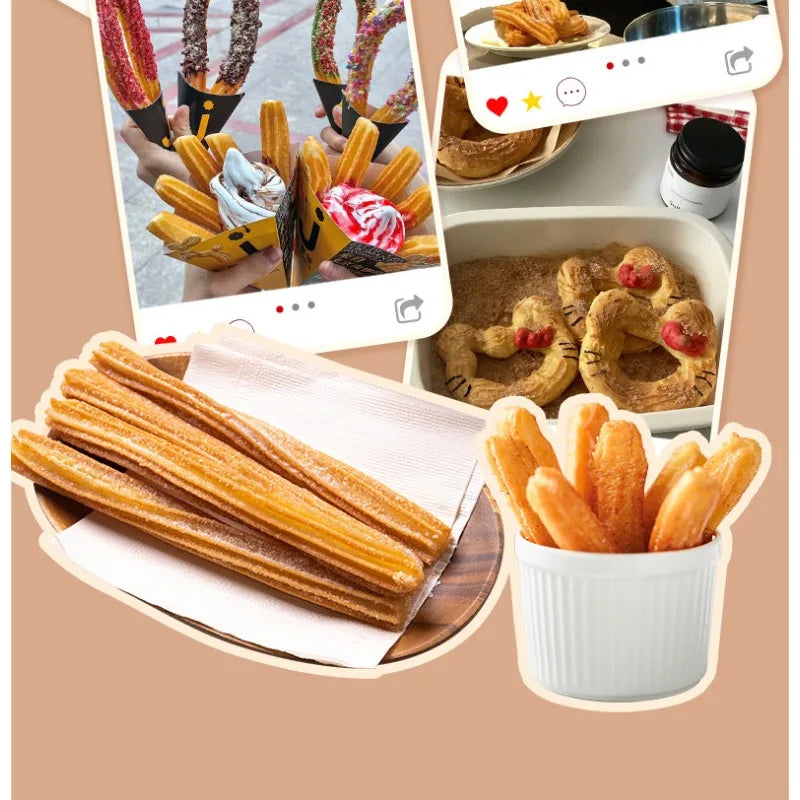 Vielseitiges Set für spanische Donuts und süße Backkreationen