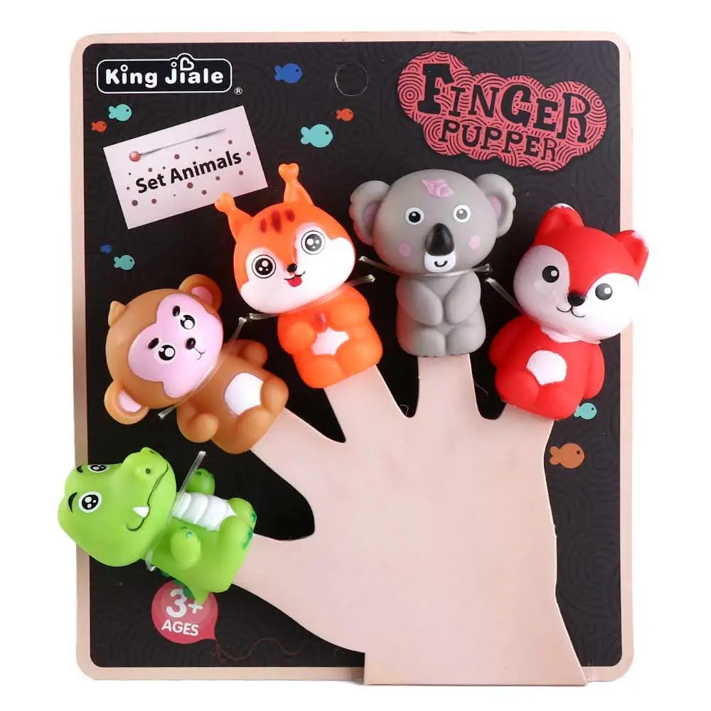 Fingerpuppen Puppenspielzeug Dinosaurier Tierkopf Handschuhe Spielzeug