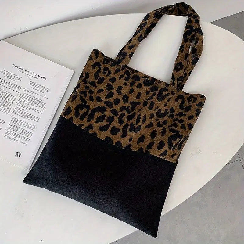 Modische und langlebige Canvas Schultertasche mit Tiermustern