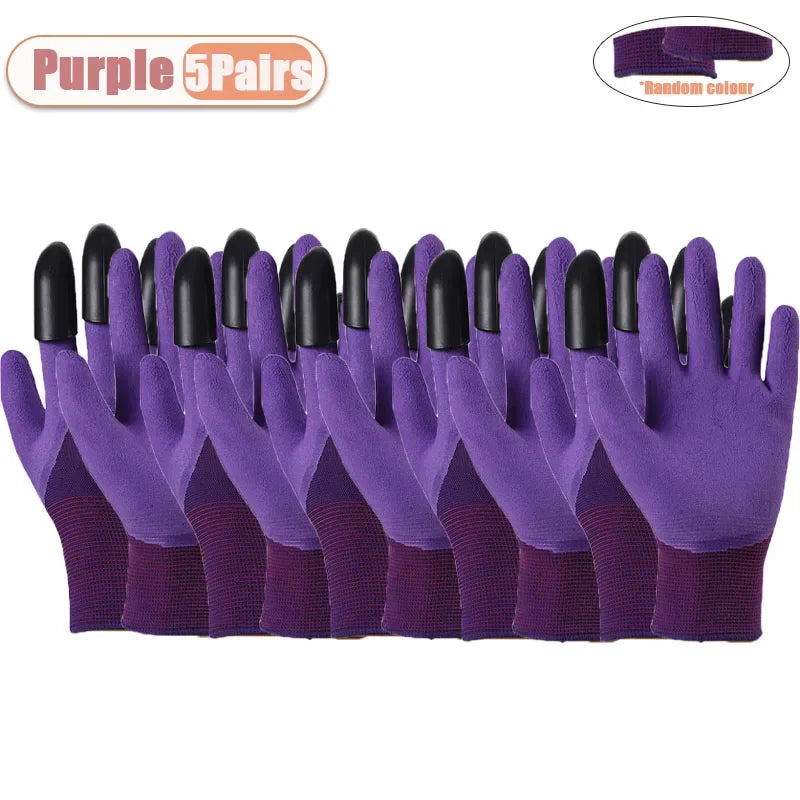 Robuste Gartenhandschuhe mit Krallen für sicheres Arbeiten im Freien