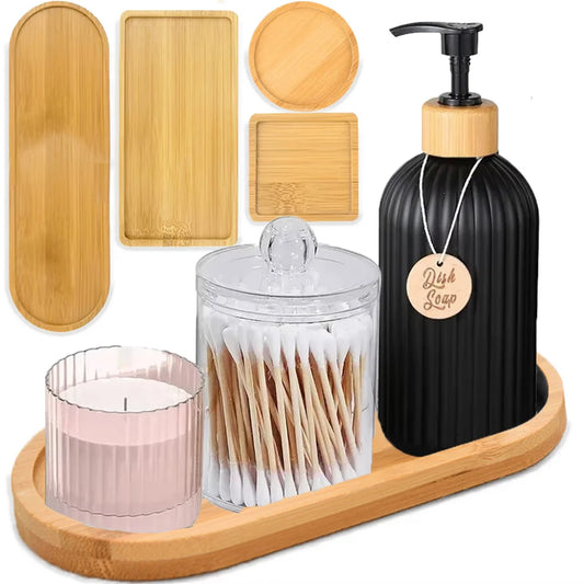 Organizer aus natürlichem Bambusholz in verschiedener Form für Badezimmer und Schmuck - Yabubest - Home & More
