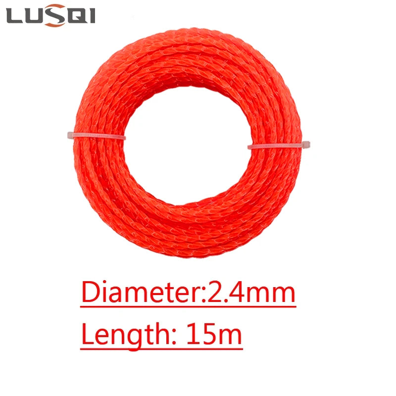 Starker Spiral-Nylon Rasentrimmerfaden für Freischneider - Rasenmäher Zubehör