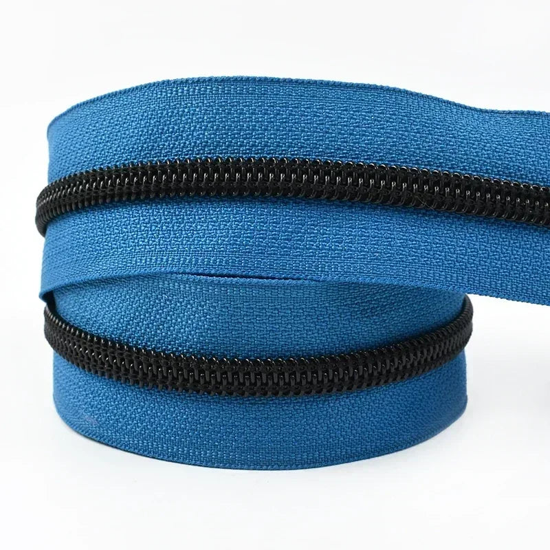 Reißverschluss 5# Nylon Meterware für Kleidung, Taschen - DIY Nähzubehör