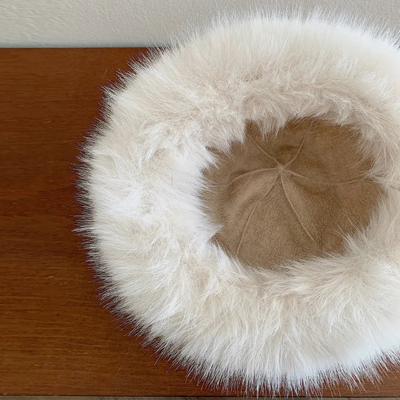 Flauschige Unisex Wintermütze mit Ohrenschutz warm und dick