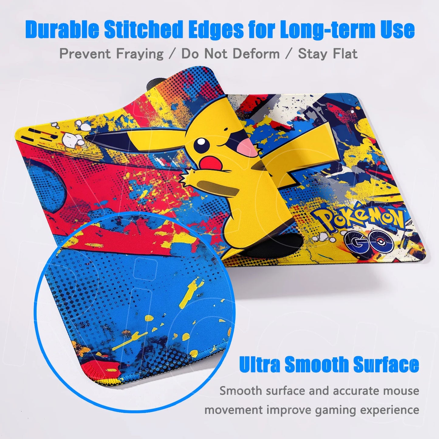 Extra Großes Gaming Mauspad 120x60cm Rutschfest Schreibtischunterlage XXL