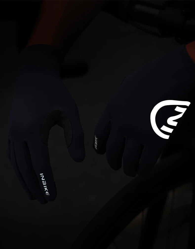 Fahrradhandschuhe Vollfinger mit Gelpolsterung | Touchscreen & Fleece-Yabubest - Home & More