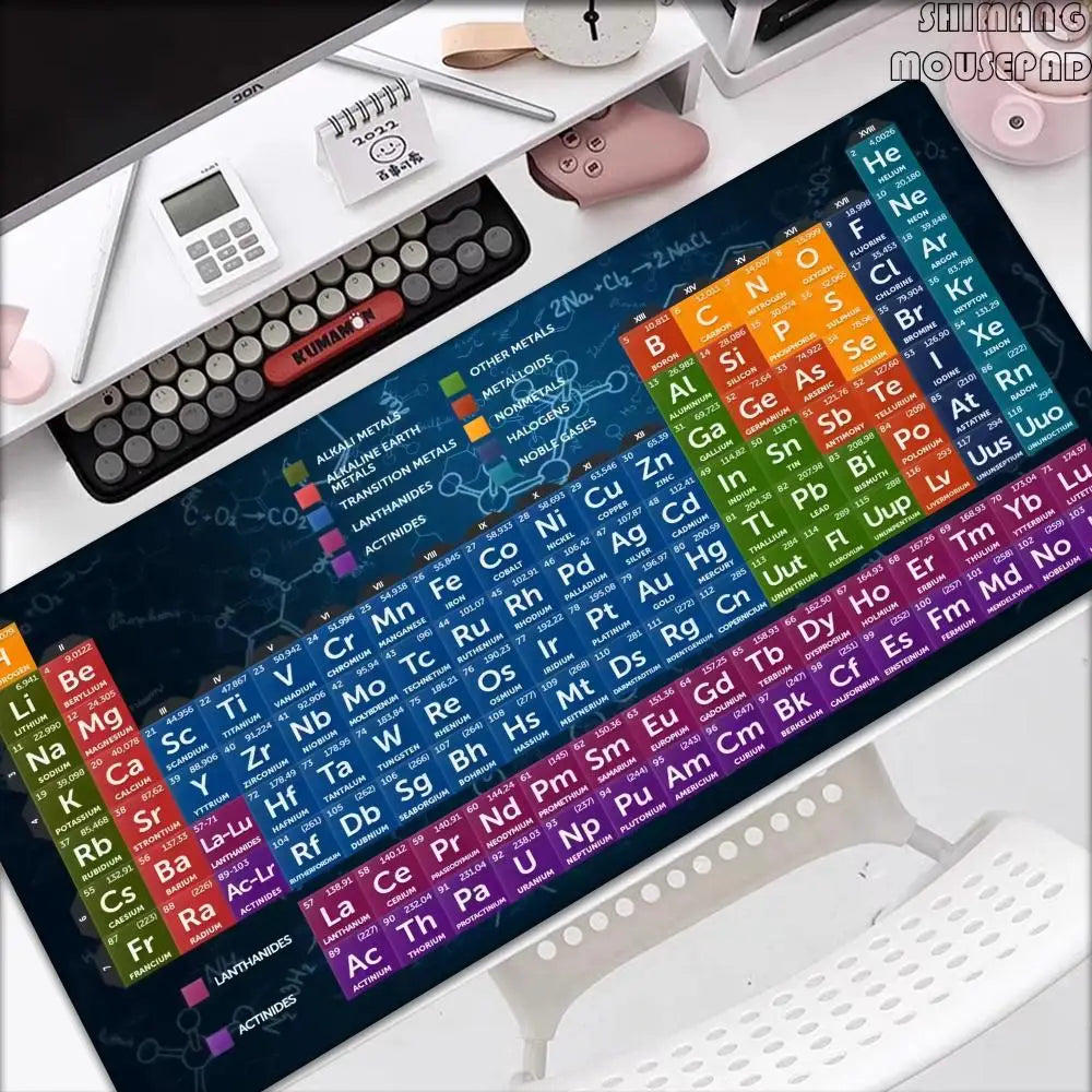 Periodensystem Elemente Mauspad XXL Gaming Zubehör-Yabubest - Home & More