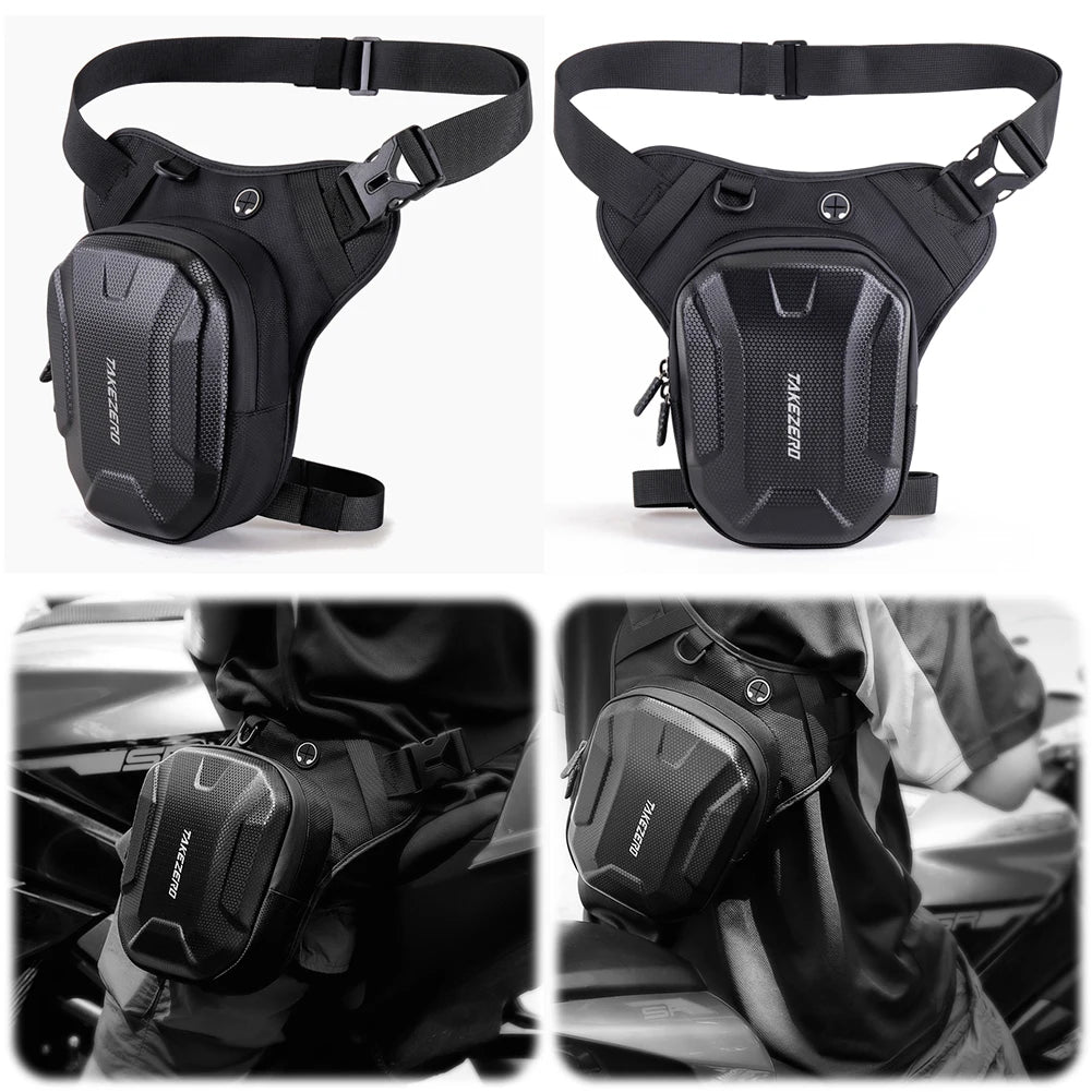 Wasserdichte Motorrad Beintasche Unisex – Outdoor Sport Taille Hüfttasche