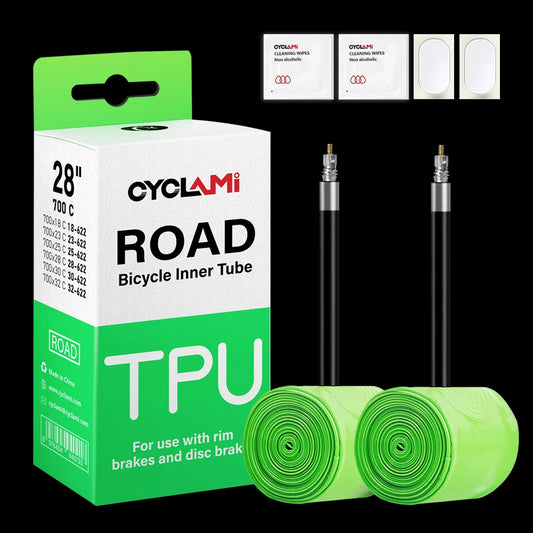 Wahl CYCLAMI TPU-Material Ultraleichter Fahrradschlauch 700C 18 32 Rennrad-MTB-Fahrradreifen 45 65 85 mm Länge Französisches Ventil 30 g-Yabubest - Home & More