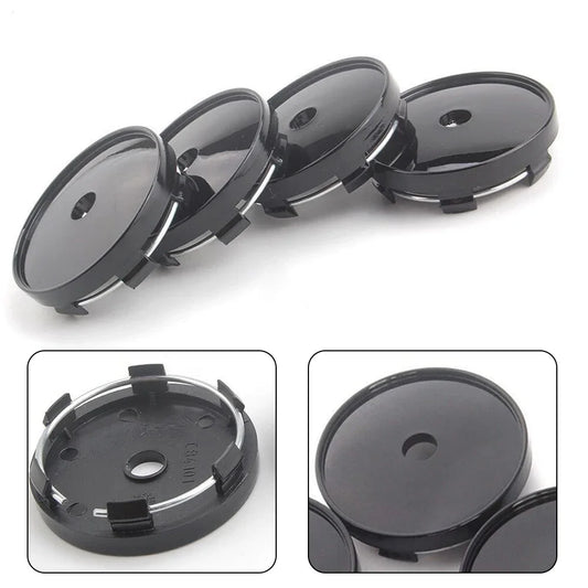 4 Stück Universal Auto Radnabenmittenkappen 60 mm Felgenabdeckung