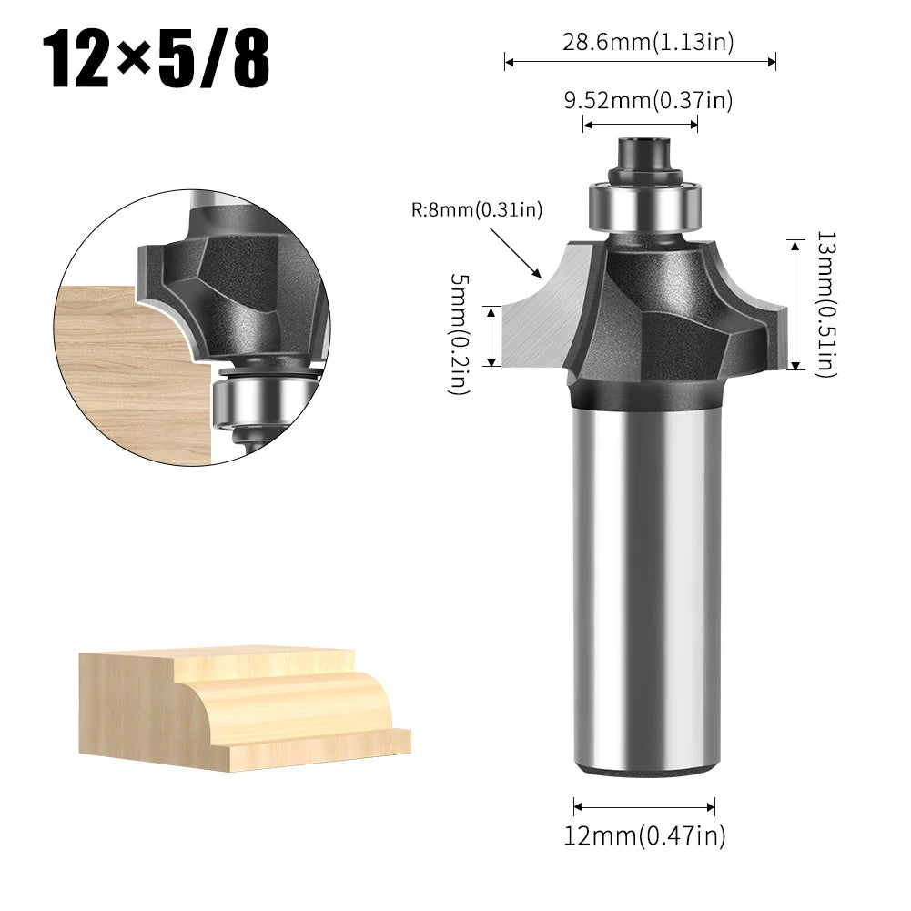 6/12mm Schaft Nut Schneiden Linie Router Bit für Holzbearbeitung