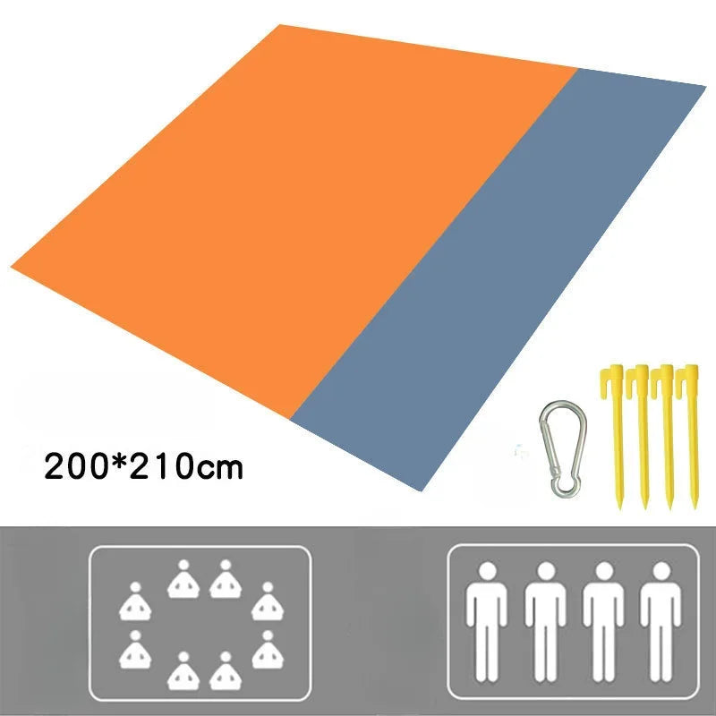 Wasserdichte leichte Picknickmatte aus TPU Nylon für Outdoor