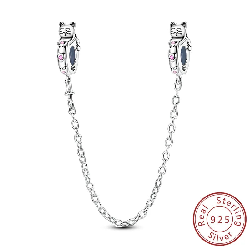 925er Sterlingsilber Charms mit Tiermotiven und Zirkon