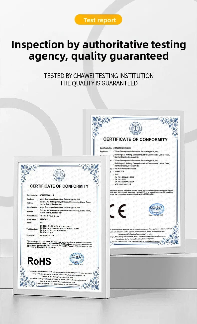 2-in-1 Haustier-Haarentfernungshandschuhe für Katzen und Hunde-Yabubest - Home & More