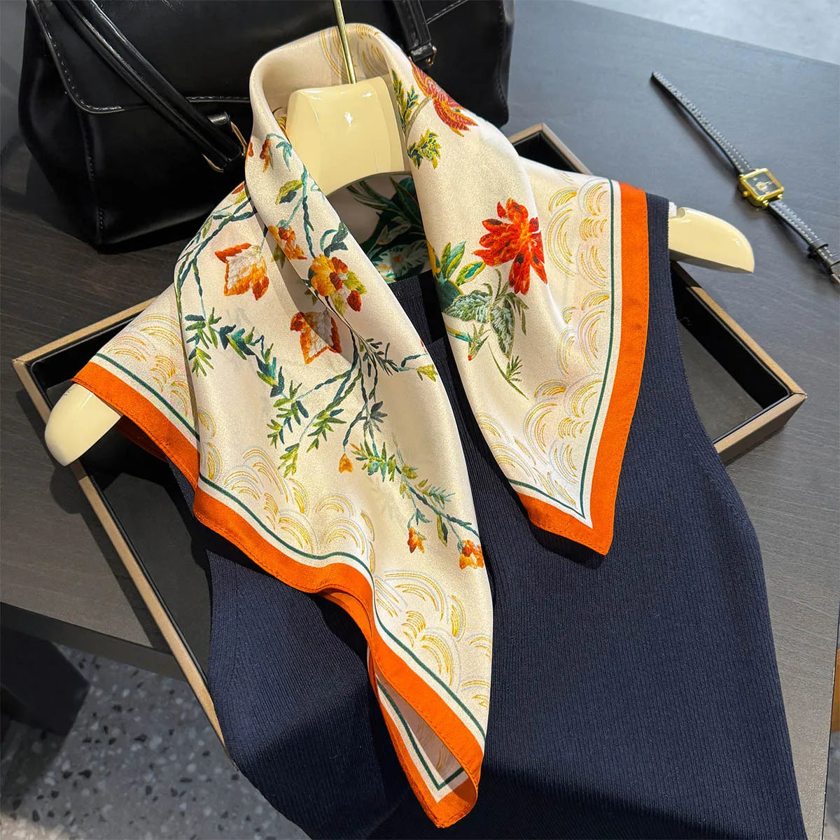 Luxus 100% Natürliche Seide Schal für Frauen – Multifunktional & Elegant-Yabubest - Home & More