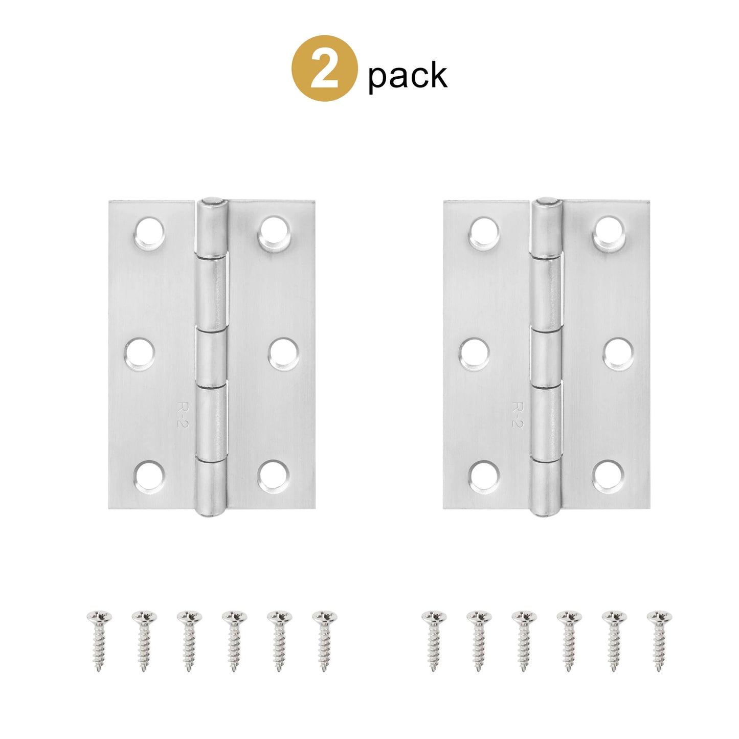 2er Set Edelstahl 270° Scharniere für Schranktüren und Möbel
