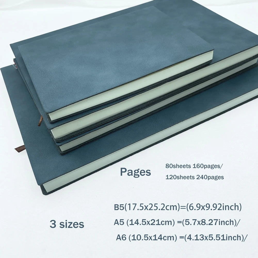 Liniertes Notizbuch mit weichem Einband – Ideal für Journal, Büro - Studium
