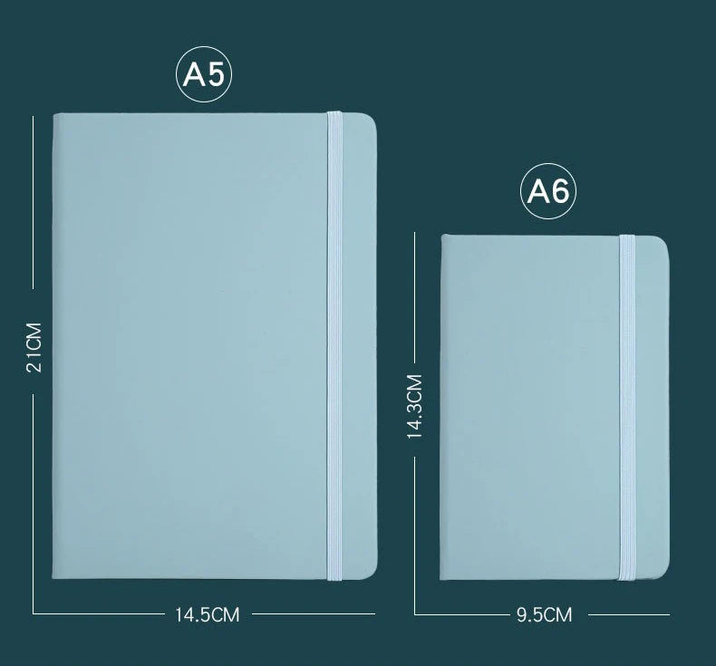 Notizbuch A5/A6 PU-Leder mit individuellem Logo – Tagebuch & Journal-Yabubest - Home & More