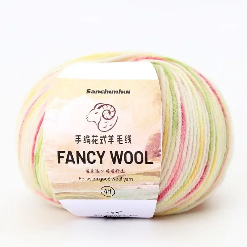 50g Farbverlauf Wolle Acryl Mischgarn zum Stricken Häkeln DIY Schals